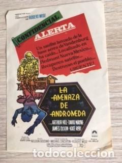 Cine: LA AMENAZA DE ANDROMEDA. - Foto 1