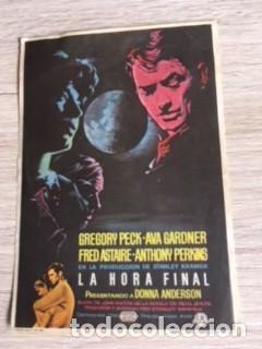Cine: LA HORA FINAL. GREGORY PECK Y AVA GARDNER. - Foto 1