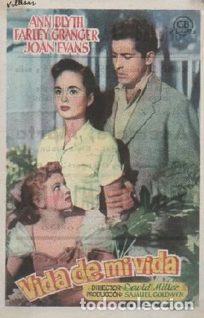Cine: PROGRAMA DE CINE: VIDA DE MI VIDA PC-5833 - Foto 1