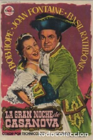 Cine: PROGRAMA DE CINE: LA GRAN NOCHE DE CASANOVA PC-5845 - Foto 1