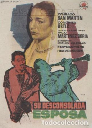 Cine: PROGRAMA DE CINE: SU DESCONSOLADA ESPOSA PC-5846 - Foto 1