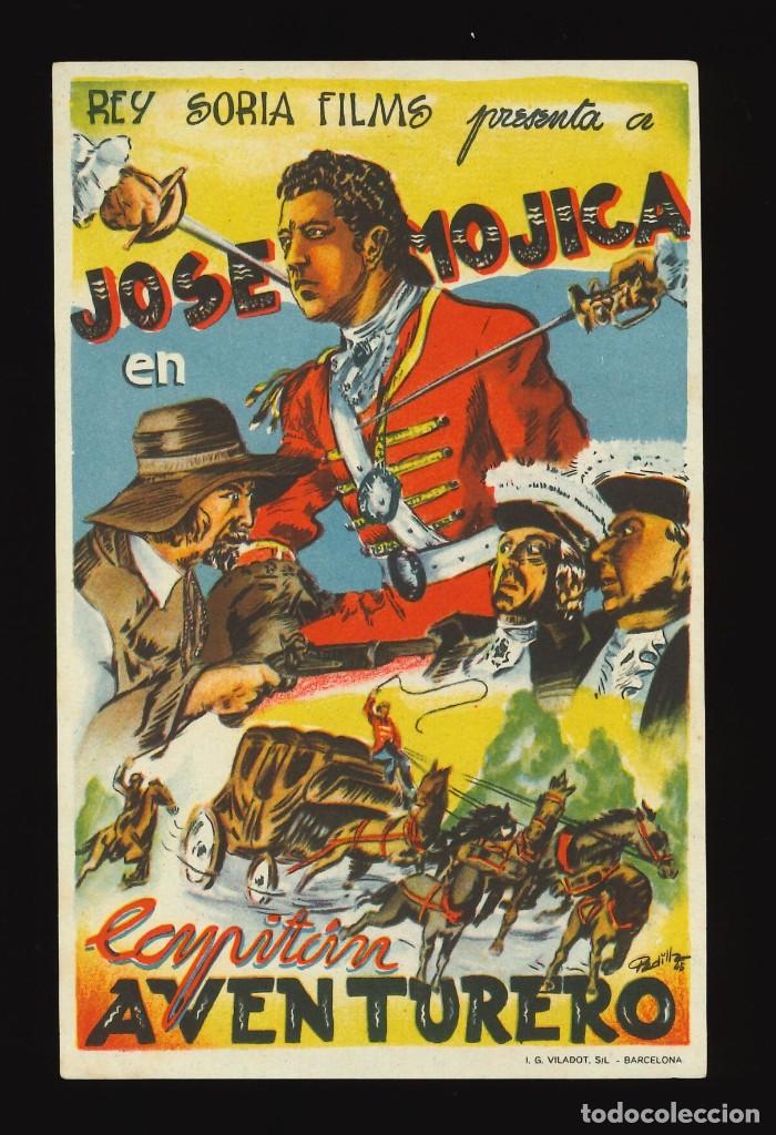 Cine: CAPIT&Aacute;N AVENTURERO / PROGRAMA DE CINE SIN PUBLICIDAD EN TRASERA (AVENTURAS) - Foto 1