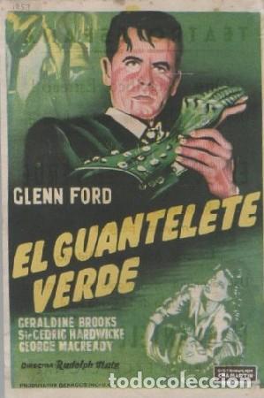 Cine: PROGRAMA DE CINE: EL GUANTELETE VERDE PC-5879 - Foto 1