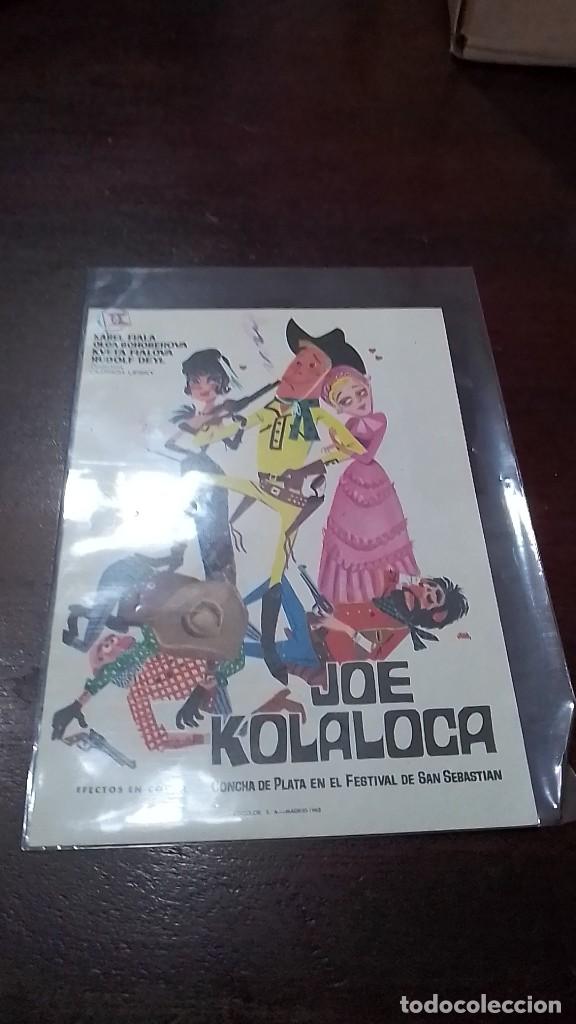 Cine: PROGRAMA O FOLLETO DE MANO DE CINE joe kolaloca - Foto 1