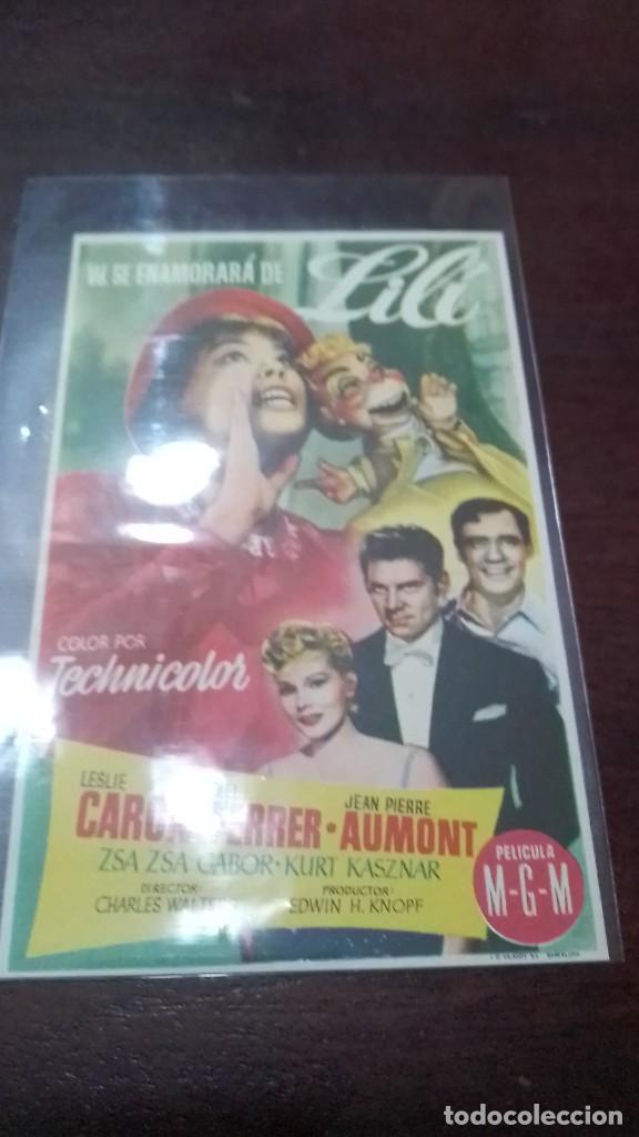 Cine: PROGRAMA O FOLLETO DE MANO DE CINE lil&iacute; - Foto 1