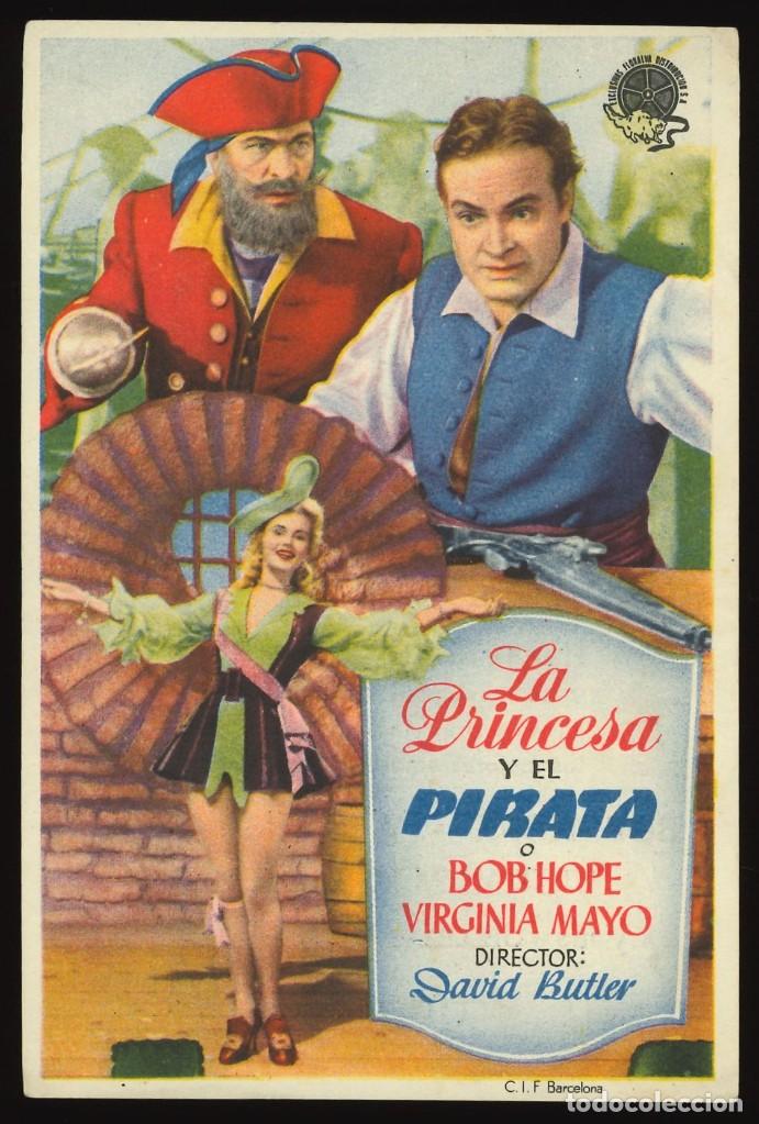 Cine: LA PRINCESA Y EL PIRATA / PROGRAMA DE CINE CON PUBLICIDAD EN TRASERA (PIRATAS) - Foto 1
