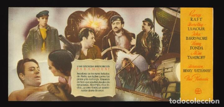Cine: LOBOS DEL NORTE / PROGRAMA DE CINE DOBLE SIN PUBLICIDAD EN TRASERA (AVENTURAS) - Foto 2