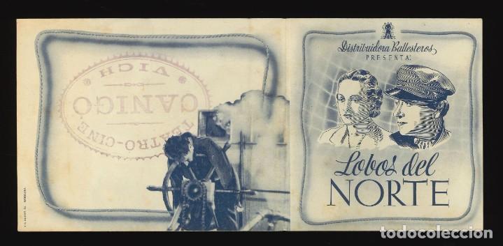 Cine: LOBOS DEL NORTE / PROGRAMA DE CINE DOBLE SIN PUBLICIDAD EN TRASERA (AVENTURAS) - Foto 4