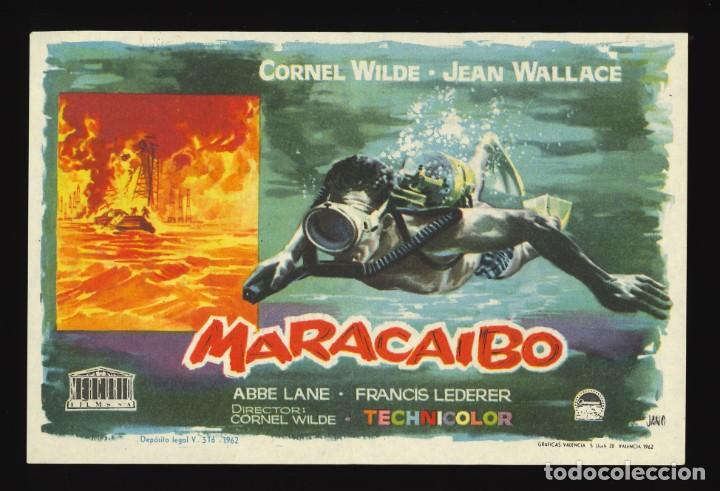 Cine: MARACAIBO / PROGRAMA DE CINE CON PUBLICIDAD EN TRASERA (AVENTURAS) - Foto 1