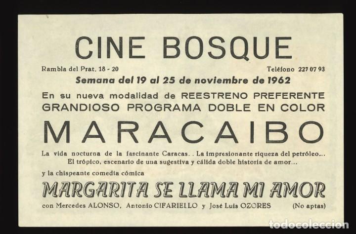 Cine: MARACAIBO / PROGRAMA DE CINE CON PUBLICIDAD EN TRASERA (AVENTURAS) - Foto 2