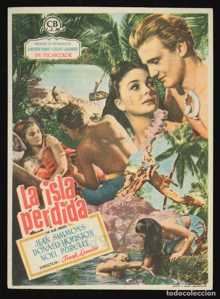 Cine: LA ISLA PERDIDA / PROGRAMA DE CINE CON PUBLICIDAD EN TRASERA (AVENTURAS) - Foto 1