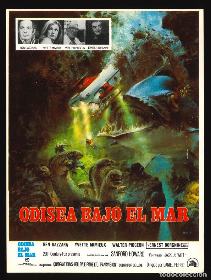 Cine: ODISEA BAJO EL MAR / PROGRAMA DE CINE SIN PUBLICIDAD EN TRASERA (AVENTURAS) - Foto 1