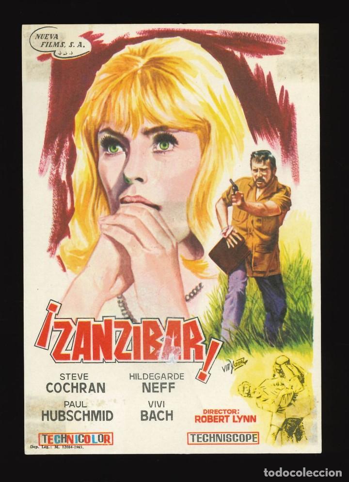 Cine: ZANZ&Iacute;BAR / PROGRAMA DE CINE SIN PUBLICIDAD EN TRASERA (AVENTURAS) - Foto 1