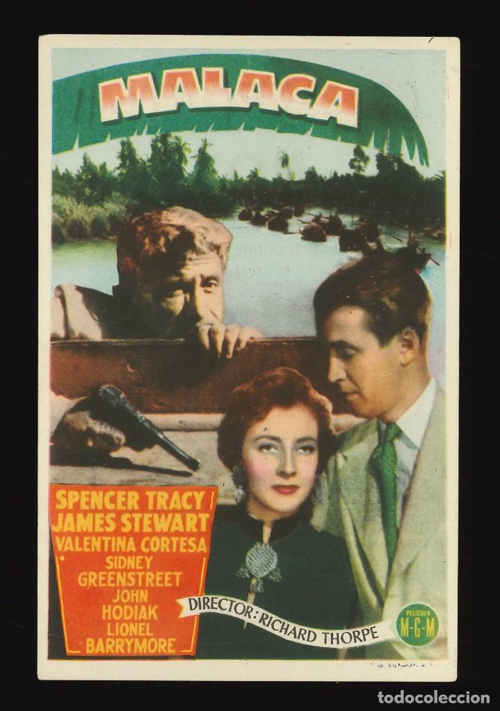 Cine: MALACA / PROGRAMA DE CINE CON PUBLICIDAD EN TRASERA (AVENTURAS) - Foto 1