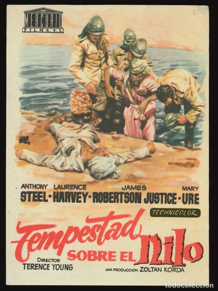 Cine: TEMPESTAD SOBRE EL NILO / PROGRAMA DE CINE SIN PUBLICIDAD EN TRASERA (AVENTURAS) - Foto 1