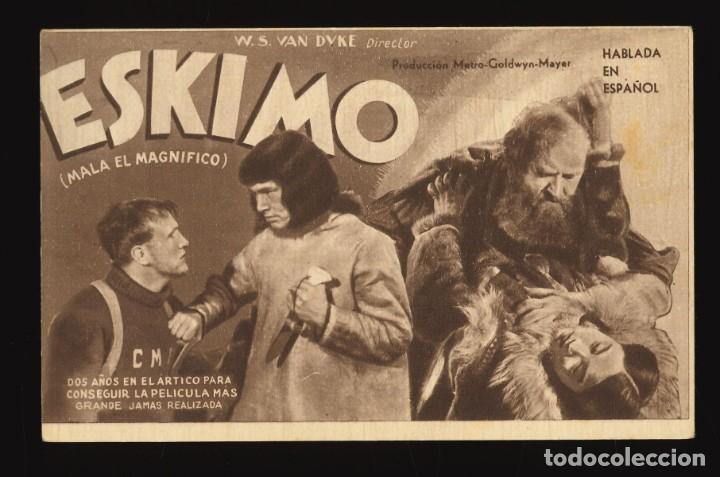 Cine: ESKIMO / PROGRAMA DE CINE SIN PUBLICIDAD EN TRASERA (AVENTURAS) - Foto 1
