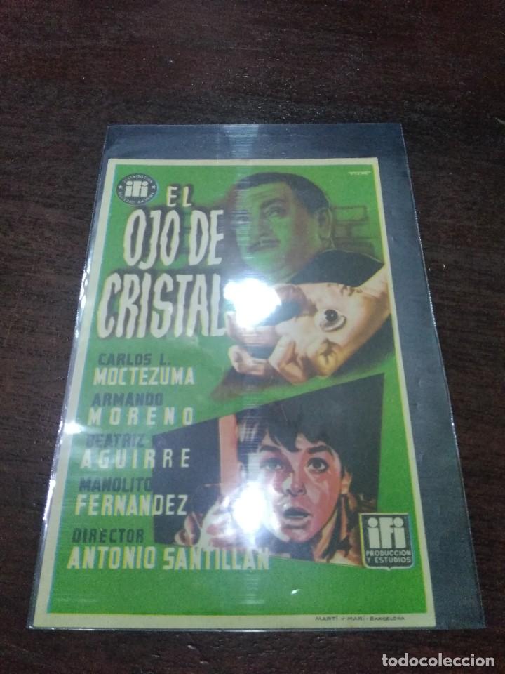 Cine: PROGRAMA O FOLLETO DE MANO DE CINE el ojo de cristal - Foto 1