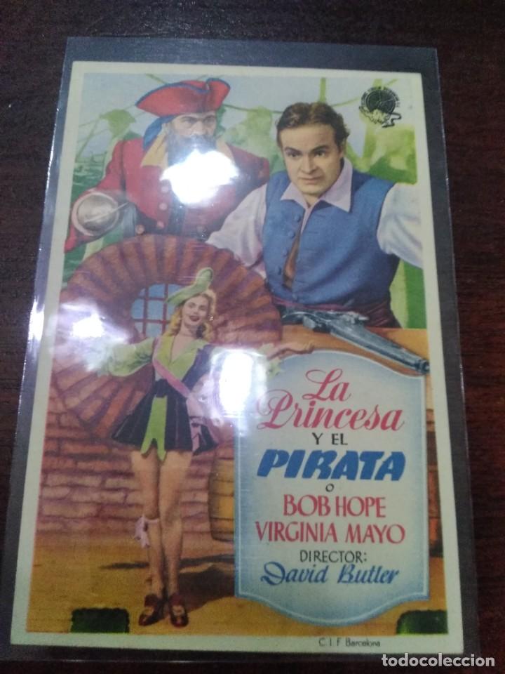 Cine: PROGRAMA O FOLLETO DE MANO DE CINE la princesa y el pirata - Foto 1