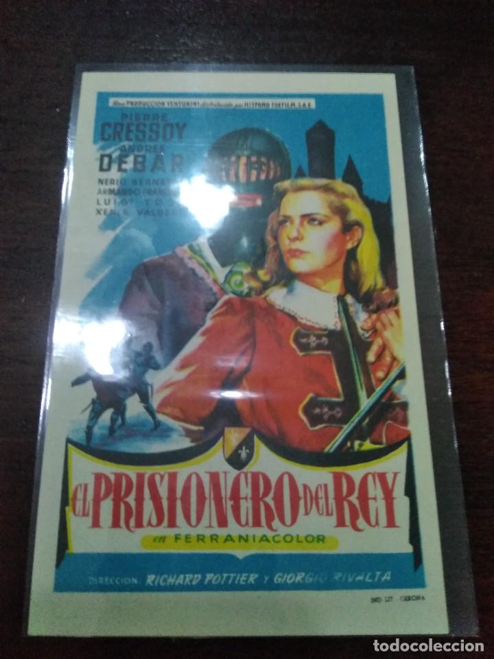 Cine: PROGRAMA O FOLLETO DE MANO DE CINE el prisionero del rey - Foto 1