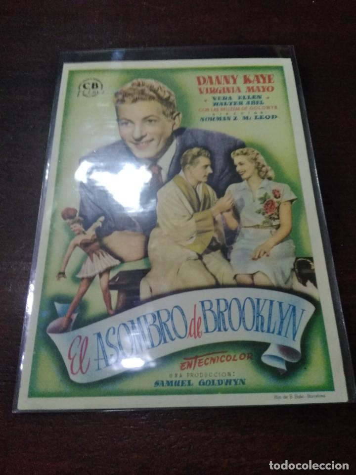 Cine: PROGRAMA O FOLLETO DE MANO DE CINE el asombro de brooklin - Foto 1