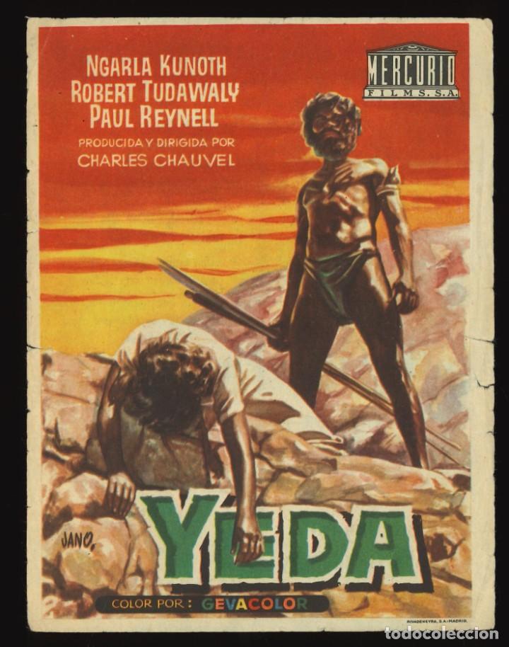 Cine: YEDA / PROGRAMA DE CINE CON PUBLICIDAD EN TRASERA (AVENTURAS) - Foto 1