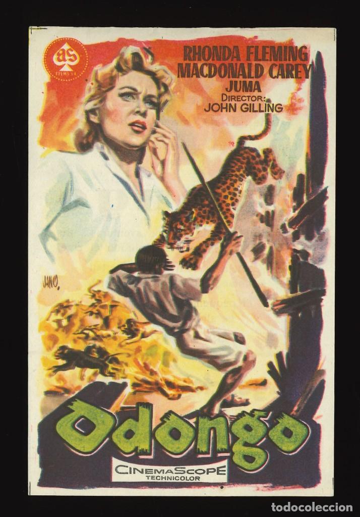Cine: ODONGO / PROGRAMA DE CINE CON PUBLICIDAD EN TRASERA (AVENTURAS) - Foto 1