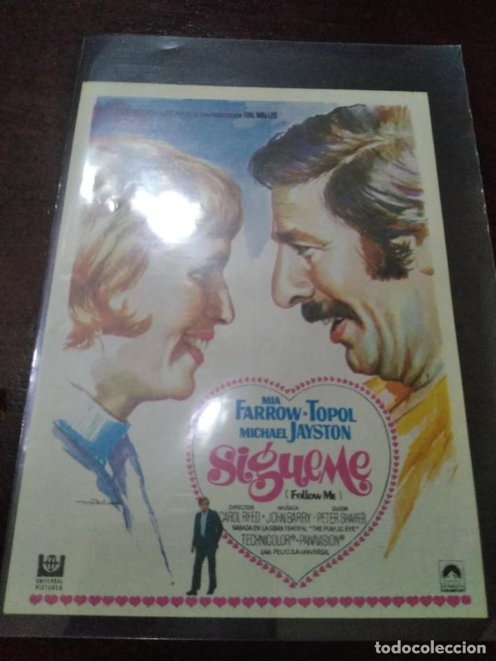Cine: PROGRAMA O FOLLETO DE MANO DE CINE s&iacute;gueme - Foto 1