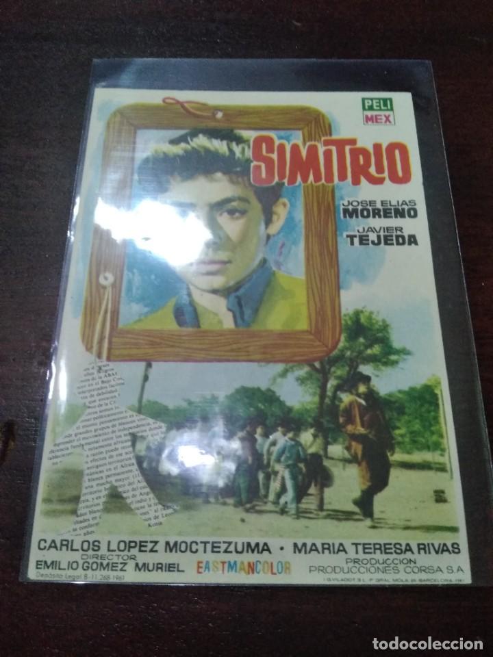 Cine: PROGRAMA O FOLLETO DE MANO DE CINE simitrio - Foto 1