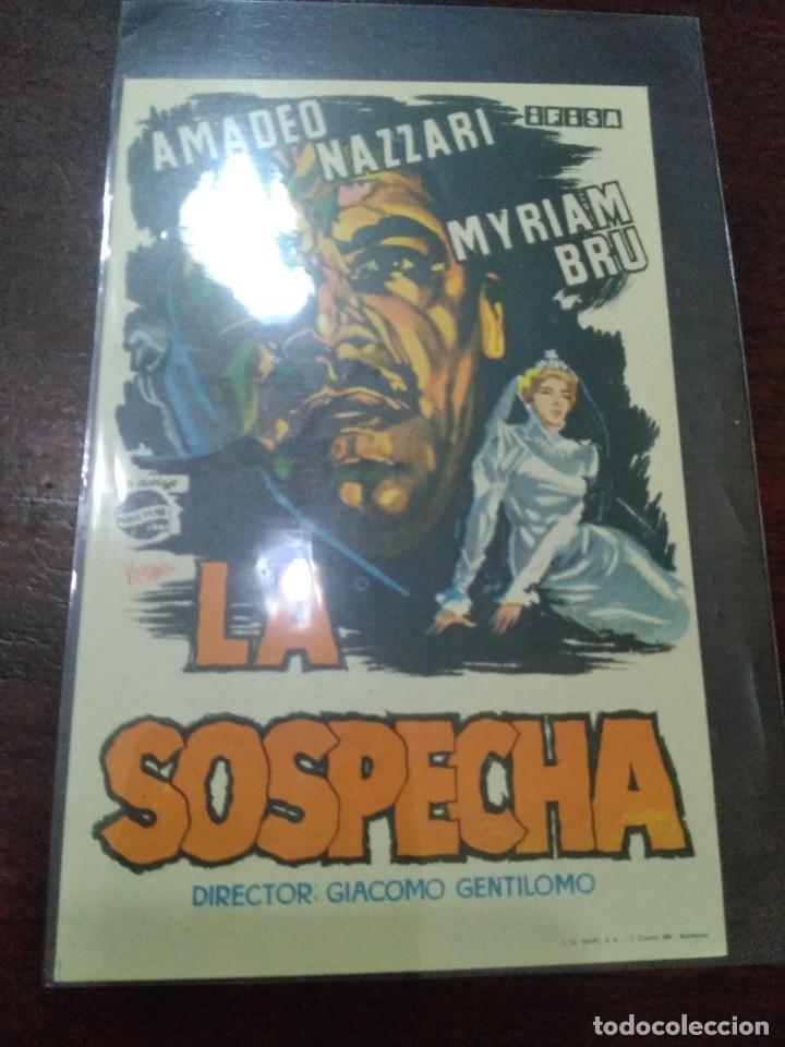 Cine: PROGRAMA O FOLLETO DE MANO DE CINE la sospecha - Foto 1