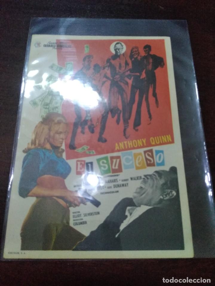 Cine: PROGRAMA O FOLLETO DE MANO DE CINE el suceso - Foto 1