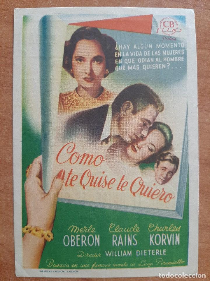 Cine: COMO TE QUISE, TE QUIERO - Foto 1