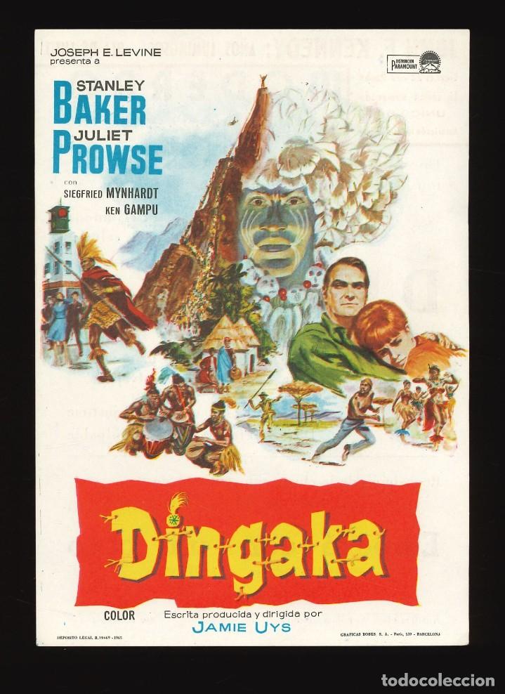 Cine: DINGAKA / PROGRAMA DE CINE CON PUBLICIDAD EN TRASERA (AVENTURAS) - Foto 1