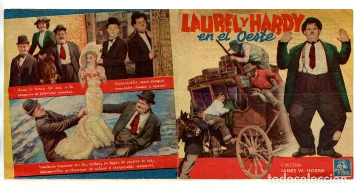 Cine: LAUREL Y HARDY EN EL OESTE. - Foto 1
