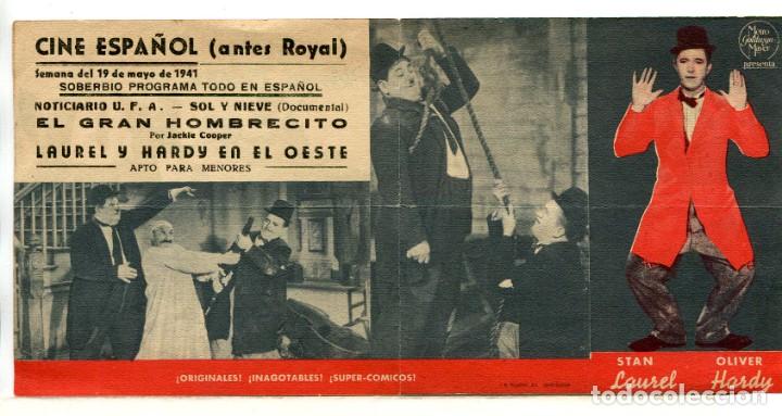 Cine: LAUREL Y HARDY EN EL OESTE. - Foto 2