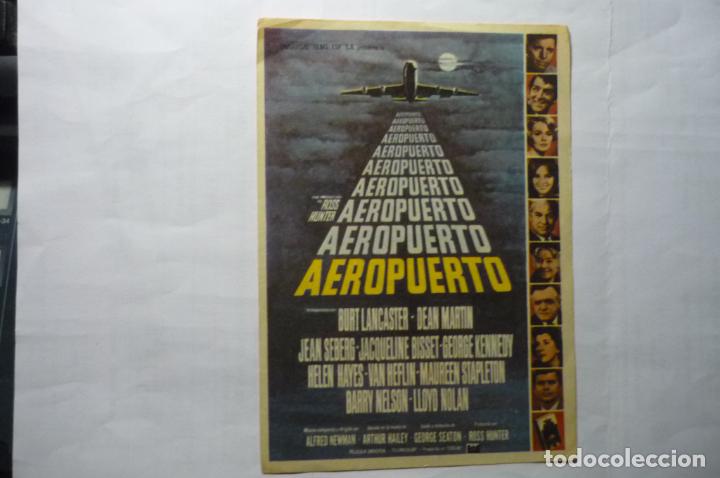 Cine: programa aeropuerto - burt lancaster publicidad - Foto 1