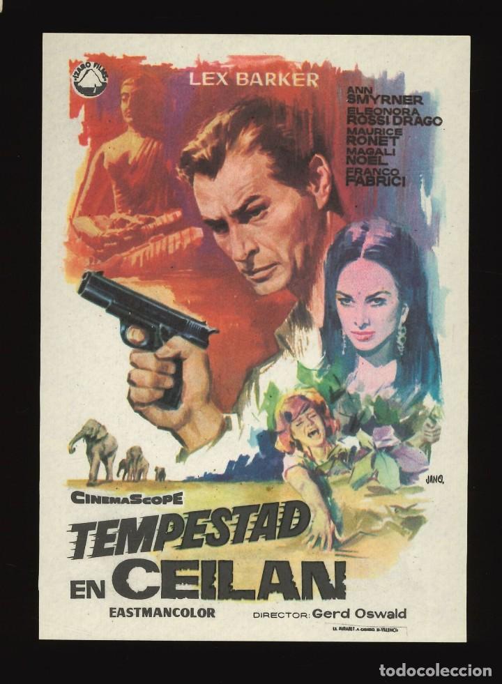 Cine: TEMPESTAD EN CEIL&Aacute;N / PROGRAMA DE CINE SIN PUBLICIDAD EN TRASERA (AVENTURAS) - Foto 1