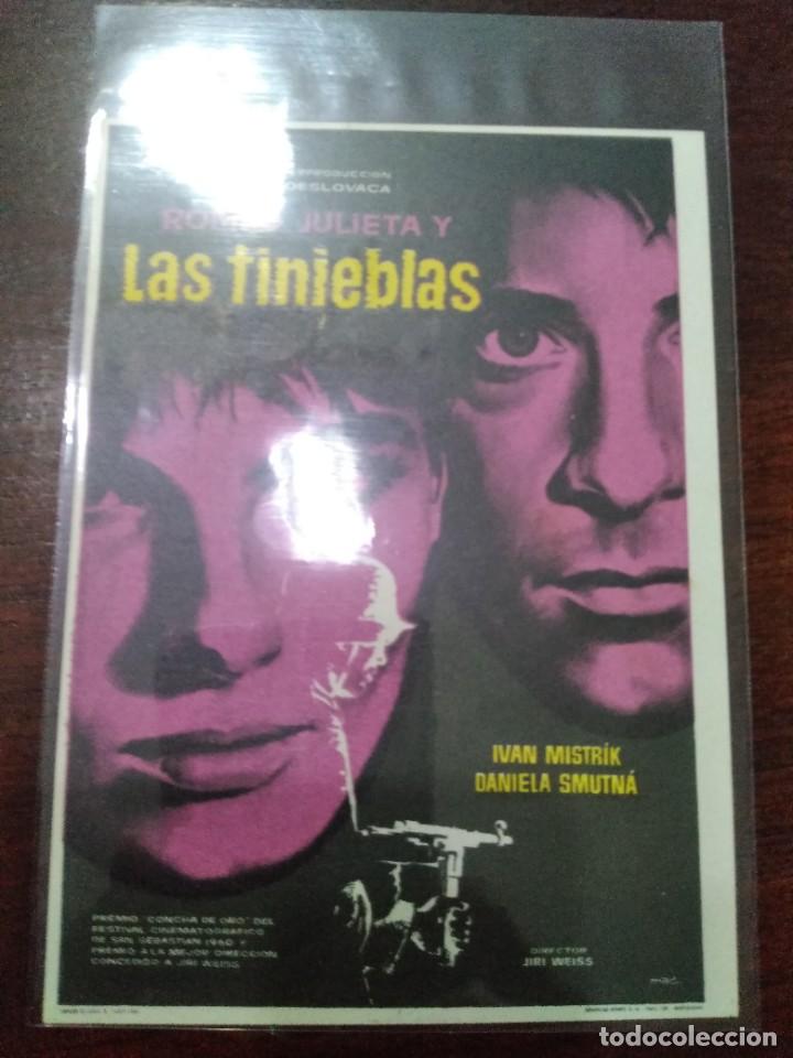 Cine: PROGRAMA O FOLLETO DE MANO DE CINE las tinieblas - Foto 1