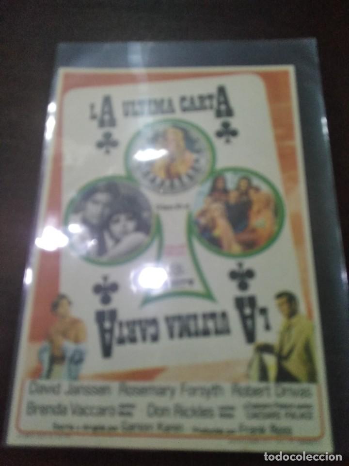 Cine: PROGRAMA O FOLLETO DE MANO DE CINE la &uacute;ltima carta - Foto 1