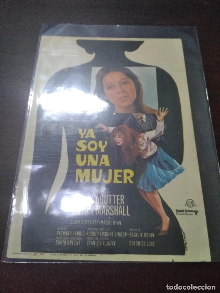 Cine: PROGRAMA O FOLLETO DE MANO DE CINE ya soy una mujer - Foto 1