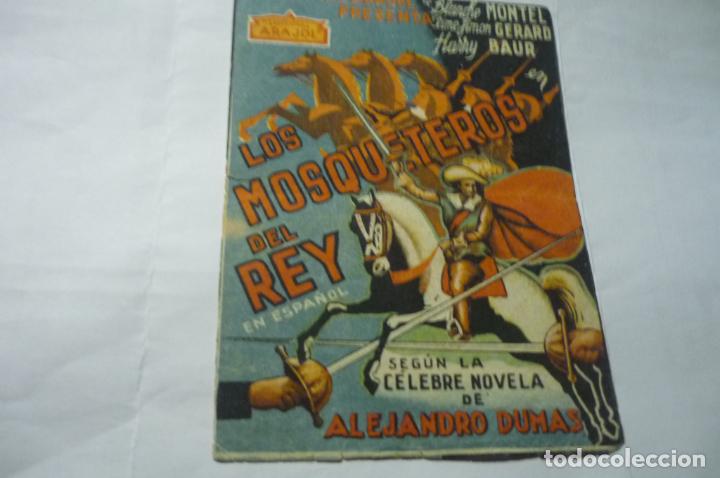 Cine: programa los mosqueteros del rey .- arajol - Foto 1