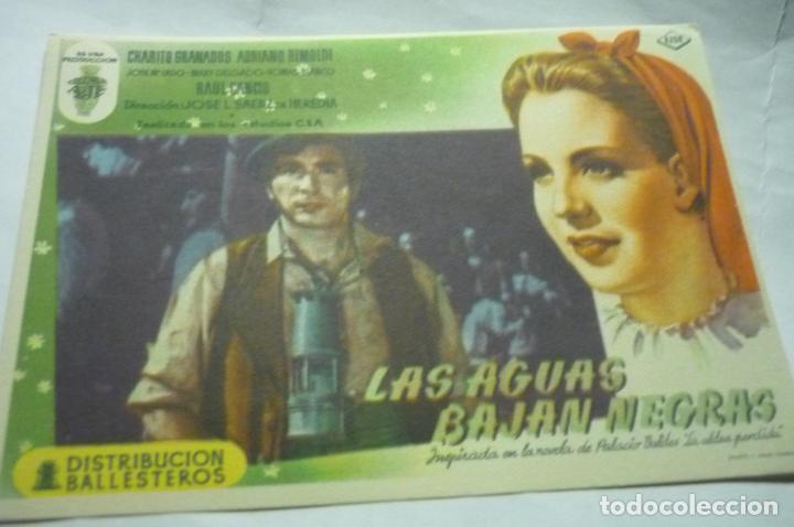 Cine: programa las aguas bajan negras.-charito granados - Foto 1