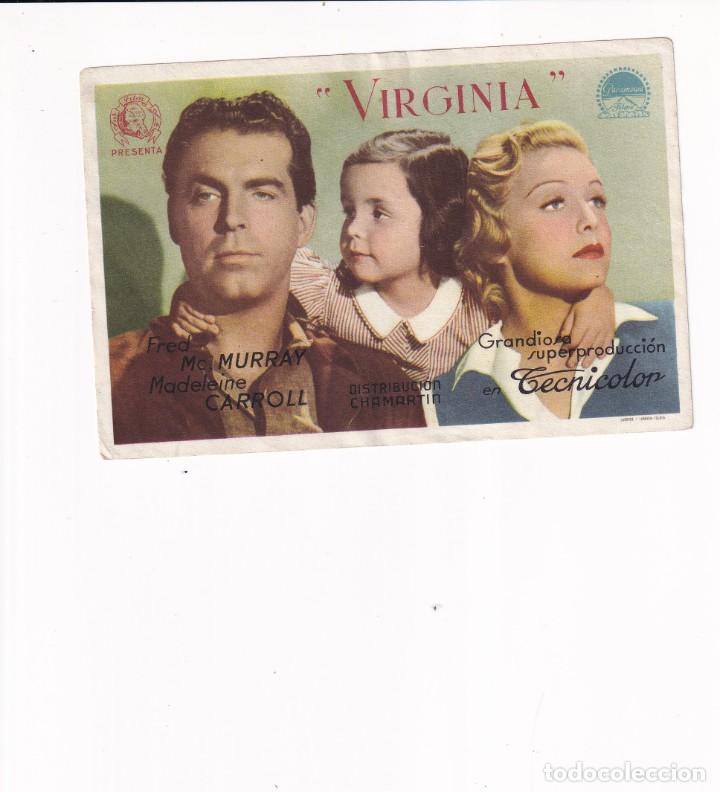 Cine: VIRGINIA .- FRED Mc. MURRAY - Foto 1
