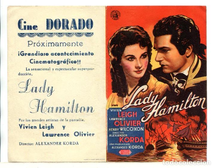 Cine: LADY HAMILTON, con Vivien Leigh. - Foto 1