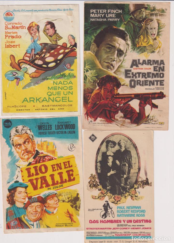 Cine: Lote de 4 folletos: L&iacute;o en el Valle y otros - Foto 1