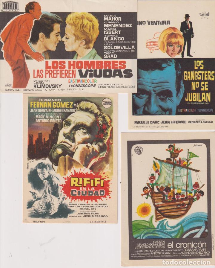 Cine: Lote de 4 folletos: El Cronic&oacute;n y otros - Foto 1