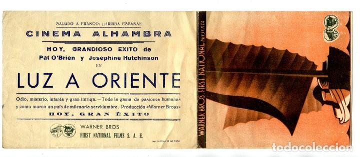 Cine: LUZ A ORIENTE, con Pat Obrien. - Foto 2
