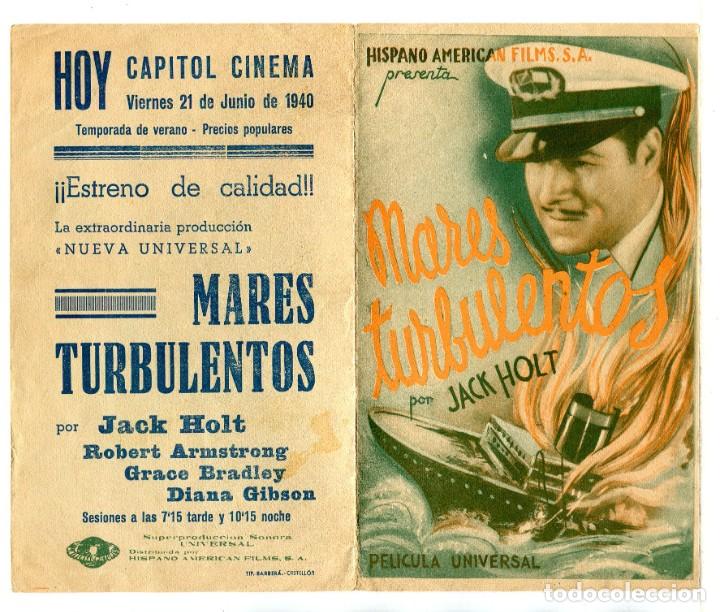 Cine: MARES TURBULENTOS, con Jack Holt . (VERDE) - Foto 1