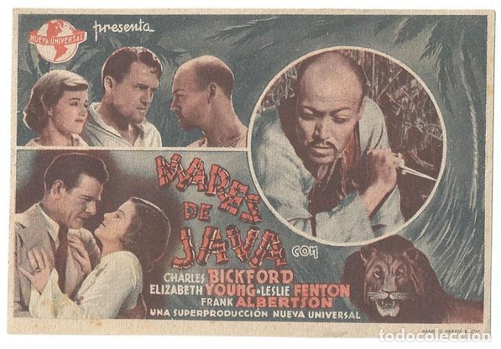 Cine: PTCC 159 MARES DE JAVA PROGRAMA TARJETA UNIVERSAL apaisado CHARLES BICKFORD - Foto 1