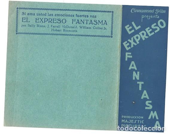 Cine: PTCC2 07 EL EXPRESO FANTASMA PROGRAMA DOBLE CINNAMOND SALLY BLANE - Foto 2
