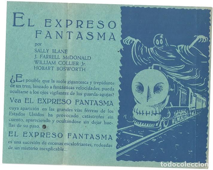 Cine: PTCC2 07 EL EXPRESO FANTASMA PROGRAMA DOBLE CINNAMOND SALLY BLANE - Foto 3